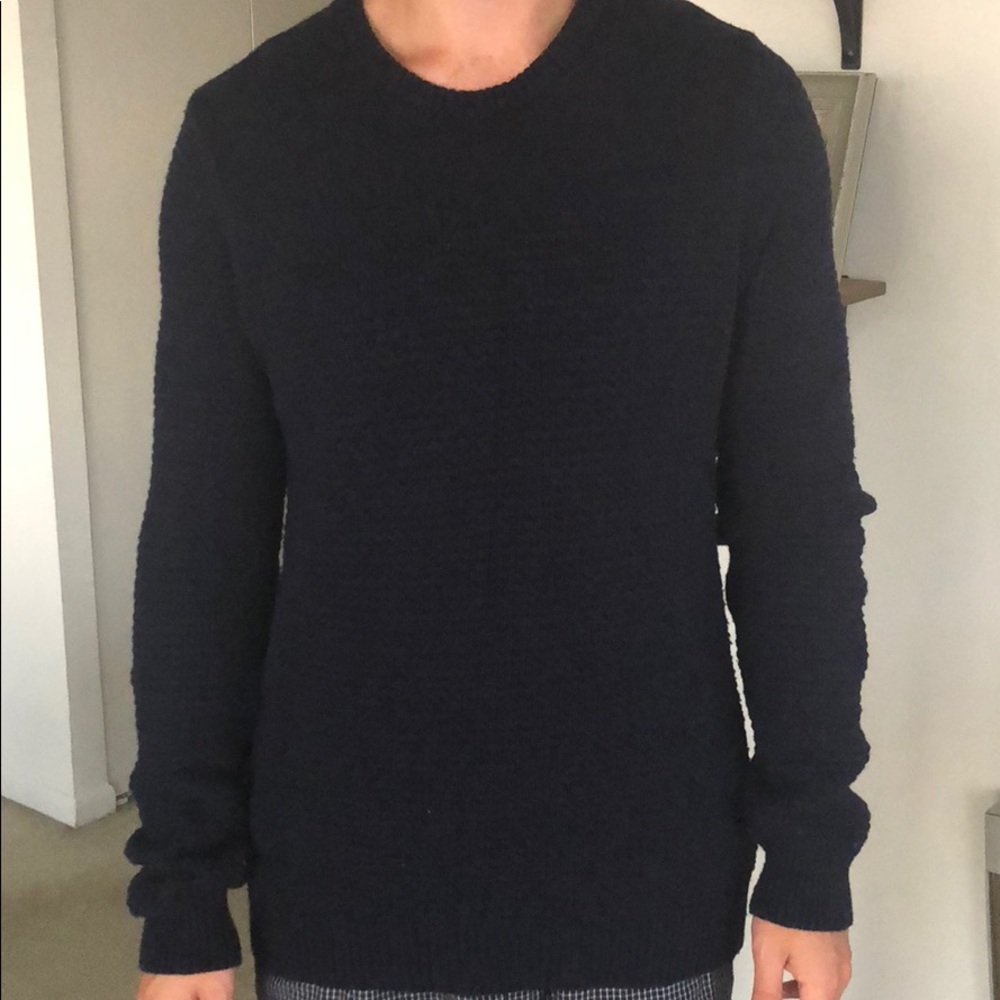 Navy long sleeve sweater